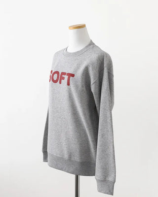 (ORIGINAL) SOFT Lettering Sweatshirt (Fleece-lined)
