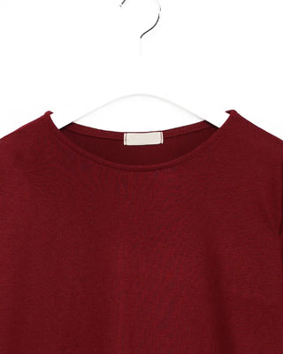 Round neck simple long T-shirt