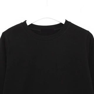 Pastel crop long-sleeved T-shirt