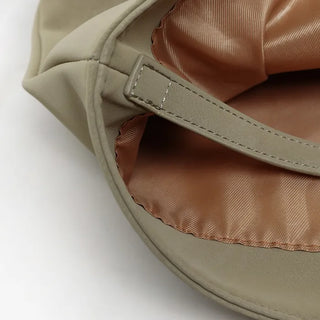 Suede shoulder bag