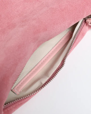Suede Square One-Shoulder Mini Bag