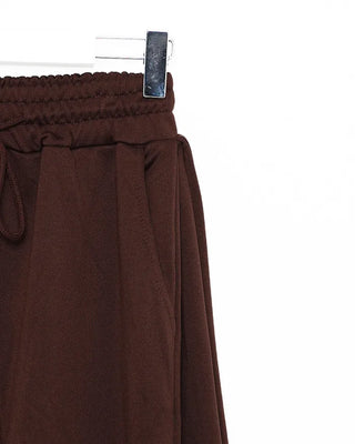 Elastic wide sweatpants