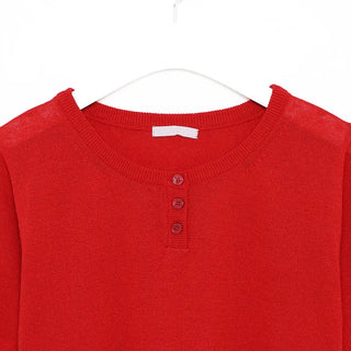 Mini button detail knit