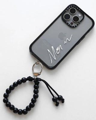 [7th Re-release] (ORIGINAL) Cord Knot Wood Keyring (black)