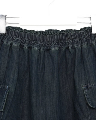 Denim shirt and skirt set