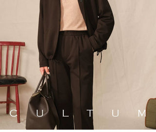 [CULTUM] Knit Collar Business Casual Jacket