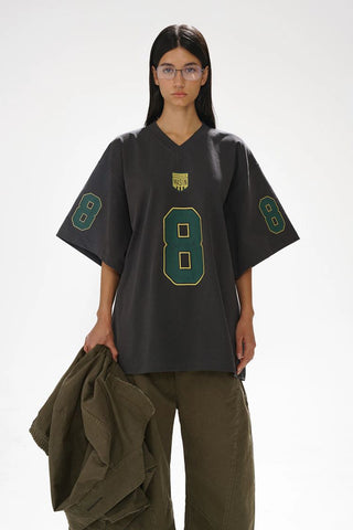 [MASONPRINCE] 380G Heavyweight Cotton V-Neck Jersey Tee