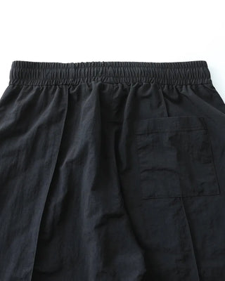 [1st Re-release] (ORIGINAL) Nylon Pintuck Wide Pants (black)