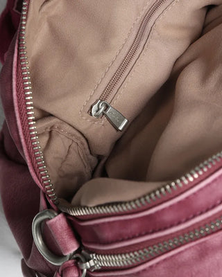 2-Way Vintage Double Pocket Square Boston Bag
