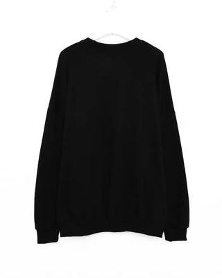 Washed plain oversized sweatshirt