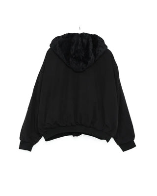 Oversized fur blouson