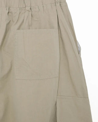(Unisex) Elastic Waist Cotton Cargo Pants