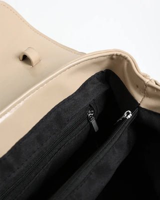 Square Silver Buckle Point Bag