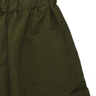 (Unisex) String Cargo Bermuda Pants