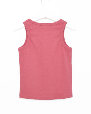 Simple cotton ribbed tank top