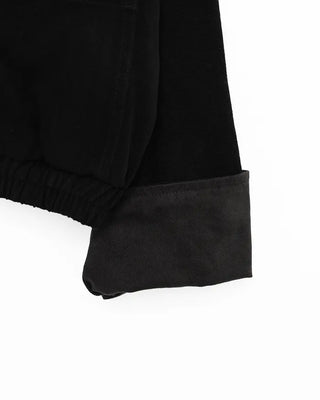 Drawstring high-neck zip-up jacket