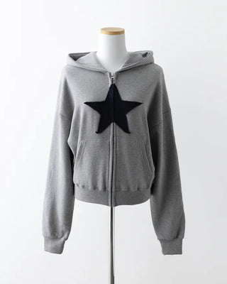 [3rd Re-release] (ORIGINAL) Star Patch Number Hoodie