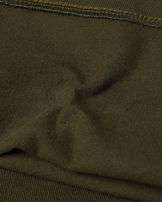Elastic waistband, two-pleat wide-leg pants