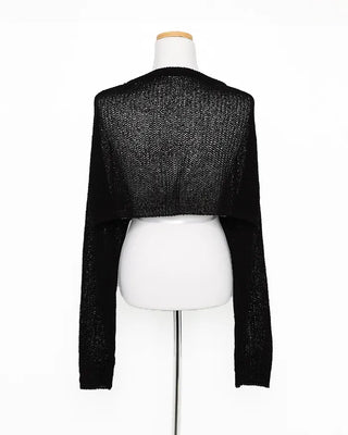 Cropped bolero cardigan