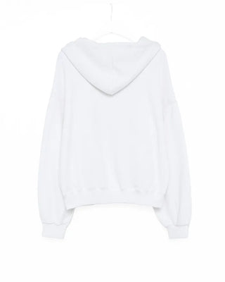 Washed Hooded Zip-Up