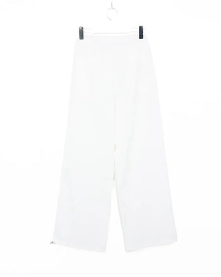 Wide-fit pants with string waistband