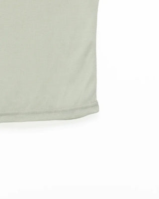 See-through slim half T-shirt