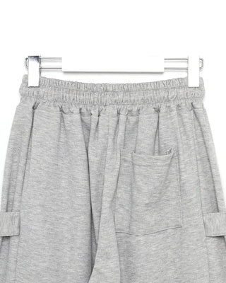 Adjustable Flare Bermuda Sweatpants
