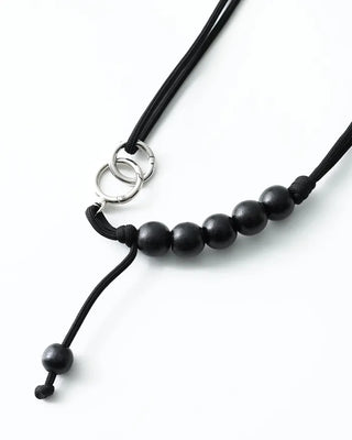 [4th Re-release] (ORIGINAL) Wood Ball Shoulder Strap (black)