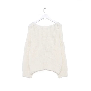 Loose-fit colored knit