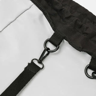 (Unisex) Mesh Pocket Nylon Backpack