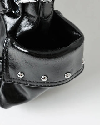 Y2K Leather Shoulder Bag
