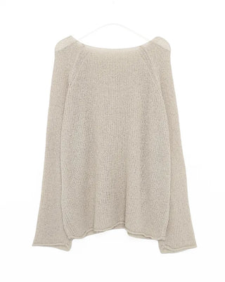 Loose-fit basic knit
