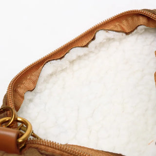 Sheepskin tote bag