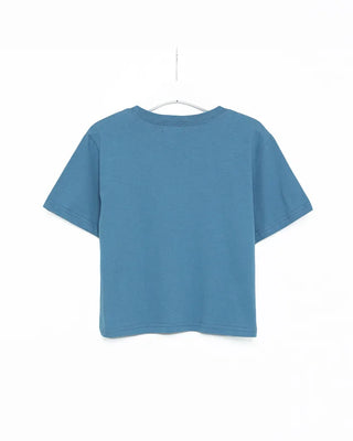Round Simple Crop Short Sleeve T-Shirt