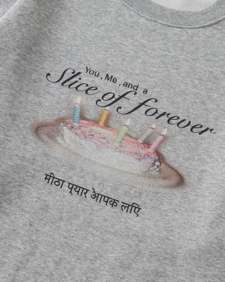 [1st Re-release] (ORIGINAL) Sweet Cake Brushed Fleece Sweatshirt