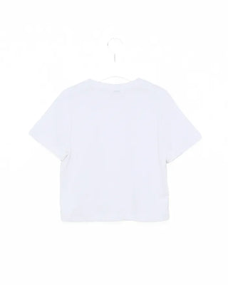 Basic semi-cropped T-shirt