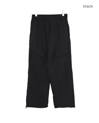 (Unisex) Big Pocket Nylon Easy Pants