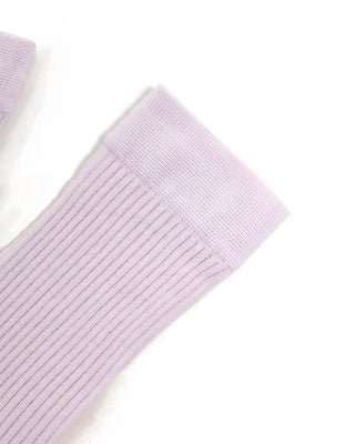 See-through ribbed socks