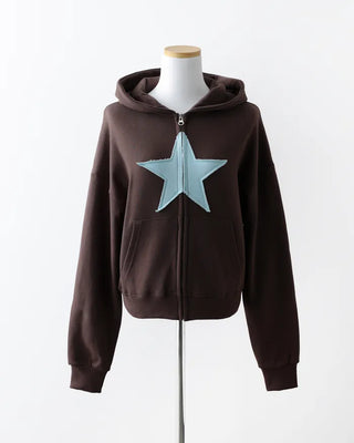 [3rd Re-release] (ORIGINAL) Star Patch Number Hoodie