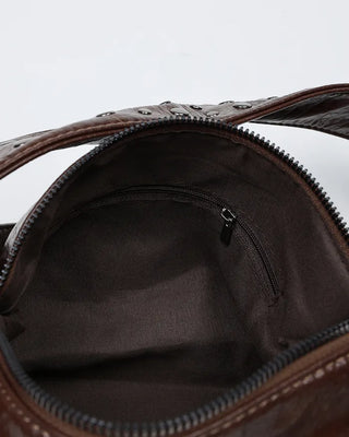 Sideline Studded Wide Shoulder Bag