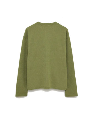 Colored Round Cardigan