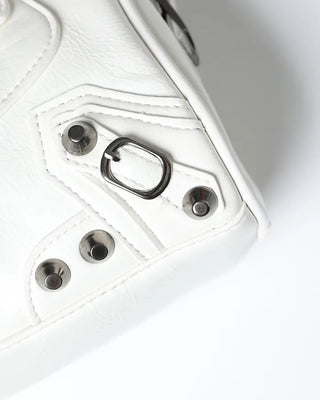 Eyelet Shoulder Mini Boston Bag