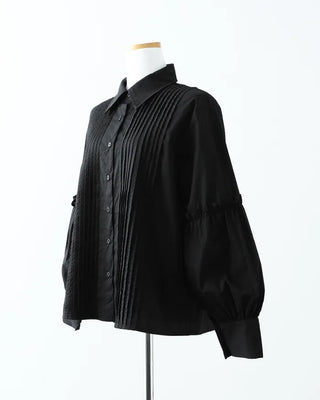 (ORIGINAL) Basic Pintuck Shirring Shirt