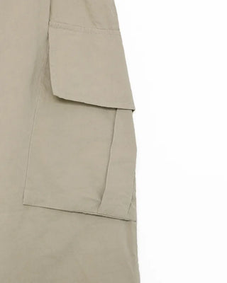 (Unisex) Elastic Waist Cotton Cargo Pants