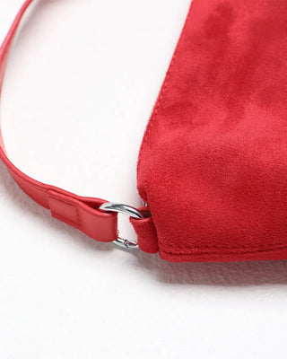Simple suede bag