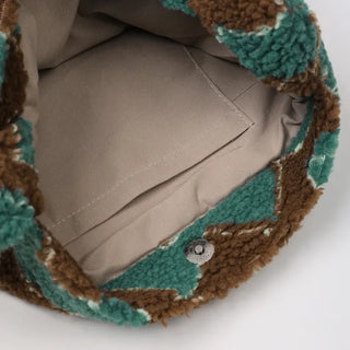 Pattern Point Boa Shoulder Bag