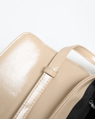 Square Silver Buckle Point Bag