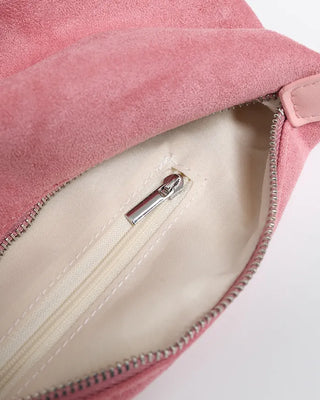 Suede Square One-Shoulder Mini Bag