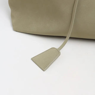 Suede shoulder bag