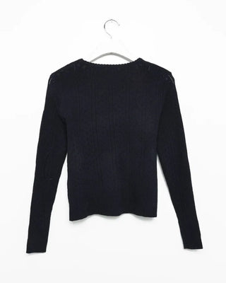 Punching knit ensemble